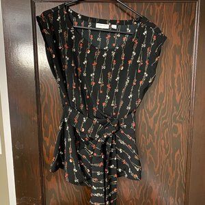 New York & Company Floral Blouse
